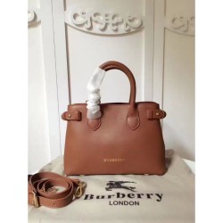 Banner House Check Tote Borse Marrone