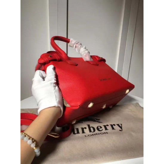 Replica Alta Qualità Banner House Check Tote Borse Rosso