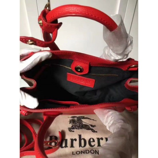 Replica Alta Qualità Banner House Check Tote Borse Rosso