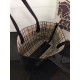 Replica Alta Qualità Haymarket Check Reversible Tote Borse Nero