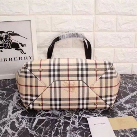 Replica Alta Qualità Haymarket Check Tote Borse 55088 Nero