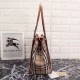 Riproduzione Fedele Haymarket Check Tote Borse 8886 Marrone imitazioni Replica Alta Qualità Haymarket Check Tote Borse 8886 Marrone