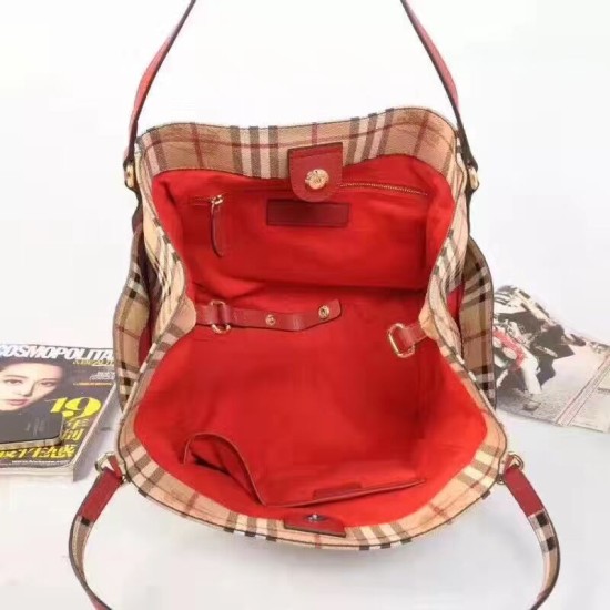 Riproduzione Fedele Haymarket House Check Tote Borse Chiaretto imitazioni Replica Alta Qualità Haymarket House Check Tote Borse Chiaretto