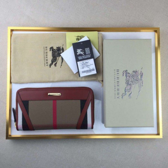 Qualità superiore replica House Check Portafoglio B8849 Marrone Qualità superiore replica House Check Portafoglio B8849 Marrone