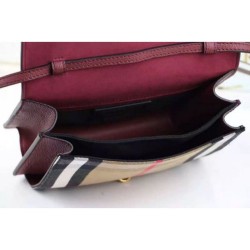 Macken House Check Crossbody Borse Marrone