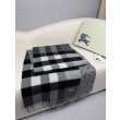 Sciarpa reversibile TB cashmere/lana con motivo a quadri Burberry 30 x 180 Nero