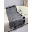 Sciarpa reversibile TB cashmere/lana con motivo a quadri Burberry 30 x 180 Nero
