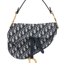 Cloni Firmate Borsa da Saddle Christian Dior M0446 Blu Scuro imitazioni