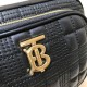 Cloni Firmate Burberry Borsa per fotocamera trapuntata piccola nera imitazioni