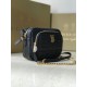 Cloni Firmate Burberry Borsa per fotocamera trapuntata piccola nera imitazioni