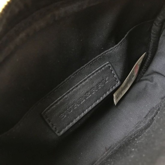 Cloni Firmate Burberry Borsa per fotocamera trapuntata piccola nera imitazioni