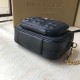 Cloni Firmate Burberry Borsa per fotocamera trapuntata piccola nera imitazioni