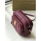 Cloni Firmate Burberry Borsa per fotocamera trapuntata piccola Claret imitazioni