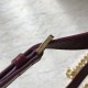 Cloni Firmate Burberry Borsa per fotocamera trapuntata piccola Claret imitazioni