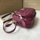 Cloni Firmate Burberry Borsa per fotocamera trapuntata piccola Claret imitazioni