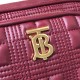 Cloni Firmate Burberry Borsa per fotocamera trapuntata piccola Claret imitazioni