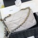 Dettagli perfetti Borsa Large 19 in lana tweed con patta AS1161 AS1160 Beige Dupe Perfetta Cloni Firmate Dettagli perfetti Borsa Large 19 in lana tweed con patta AS1161 AS1160 Beige imitazioni
