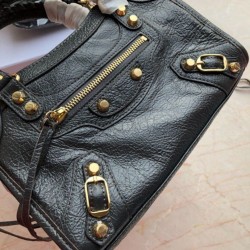 Balenciaga 295S Classic Mini City Gold Verde scuro Balenciaga 295S Classic Mini City Gold Verde scuro