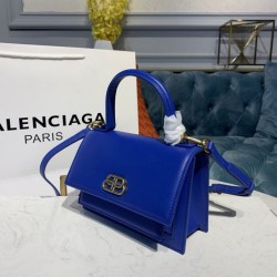 Borse Replica Alta Qualità a tracolla Balenciaga Sharp XS Satchel blu Dupe Perfetta Cloni Firmate Borse Replica Alta Qualità a tracolla Balenciaga Sharp XS Satchel blu imitazioni