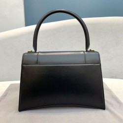 Borsa a tracolla media Clessidra Balenciaga nera Dupe Perfetta Cloni Firmate Borsa a tracolla media Clessidra Balenciaga nera imitazioni