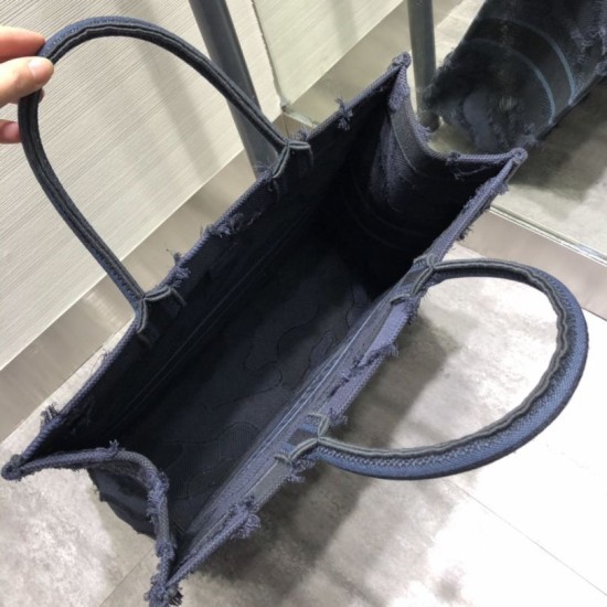 Christian Dior Oversize Book Shopping Borse Blu scuro Dupe Perfetta Cloni Firmate Christian Dior Oversize Book Shopping Borse Blu scuro imitazioni