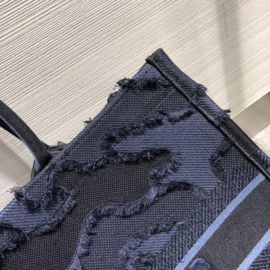 Christian Dior Oversize Book Shopping Borse Blu scuro Dupe Perfetta Cloni Firmate Christian Dior Oversize Book Shopping Borse Blu scuro imitazioni
