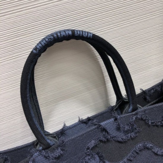 Christian Dior Oversize Book Shopping Borse Blu scuro Dupe Perfetta Cloni Firmate Christian Dior Oversize Book Shopping Borse Blu scuro imitazioni