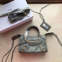 Balenciaga 295S Classic Mini City Gold