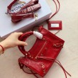 Balenciaga 295S Classic Mini City Gold Red