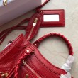 Balenciaga 295S Classic Mini City Gold Red