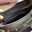 Balenciaga 295S Classic Mini City Gold Verde scuro