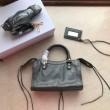 Balenciaga 295S Classic Mini City Gold Verde scuro