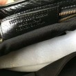 Balenciaga Classic Metallic Edge City Borsa agnello con fessure nere