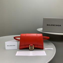 Cloni Firmate Balenciaga Hourglass Beltbag Rosa imitazioni