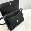 Balenciaga Sharp XS Marsupio vitello lucida goffrata coccodrillo