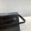 Balenciaga Sharp XS Marsupio vitello lucida goffrata coccodrillo