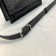 Balenciaga Sharp XS Marsupio vitello lucida goffrata coccodrillo