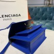 Borse Replica Alta Qualità a tracolla Balenciaga Sharp XS Satchel blu