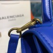 Borse Replica Alta Qualità a tracolla Balenciaga Sharp XS Satchel blu