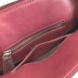 Borsa a tracolla Balenciaga Ville XXS con manico in pelle stampa coccodrillo Claret