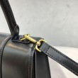 Borsa a tracolla media Clessidra Balenciaga nera