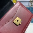 Borsa a tracolla Satchel Sharp XS Balenciaga Bordeaux