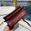 Borsa a tracolla Satchel Sharp XS Balenciaga Bordeaux