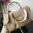 Borsa Balenciaga Classic Metallic Edge City agnello Albicocca Borsa Balenciaga Classic Metallic Edge City agnello Albicocca