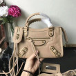 Borsa Balenciaga Classic Metallic Edge City agnello Albicocca Borsa Balenciaga Classic Metallic Edge City agnello Albicocca