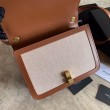 Borsa in pelle liscia YSL Saint Laurent Carre