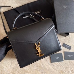 Cloni Firmate Borse Firmate Replica media Cassandra YSL Saint Laurent nera imitazioni