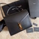 Cloni Firmate Borse Firmate Replica media Cassandra YSL Saint Laurent nera imitazioni