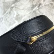 Borsa per fotocamera piccola Balenciaga Everyday Pelle di vitello pieno fiore nera