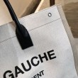 Borsa tote YSL Saint Laurent Rive Gauche Beige
